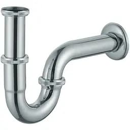 Сифон для умивальника трубний Imprese без донного клапана, латунь, хром, 1 1/4, патрубок Ø32 мм хром SBP000000132, Хром