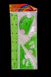 Линейка "Гибкая" 4пр/наб ST00302 (6920141324213) зеленый