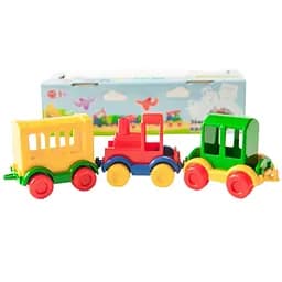 Паровозик Tigres Kid cars 3 вагончика (39260)