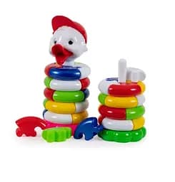 Пирамидка пазл Уточка мальчик Бамсик