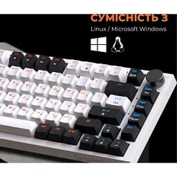 Клавіатура GamePro MK160W Red Switch White [121464] - мініатюра 12