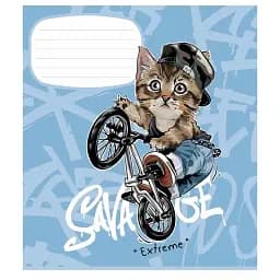 Зошит учнівський Школярик Stay Strong 018-3308L-5 в лінію 18 аркушів 