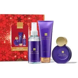Подарунковий набір Avon Far Away Beyond the Moon для Неї (edp/50ml+b/lot/125ml/+b/oil/150ml) (494693373)