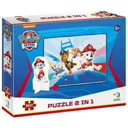 Детские Пазлы Paw Patrol Миссия зовет DoDo 200165 60 элементов, с фигуркой