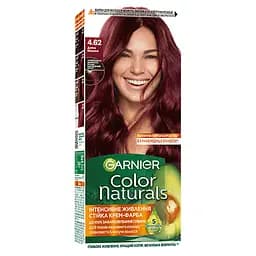 Стійка крем-фарба для волосся Garnier Color Naturals з п'ятьма оліями 4.62 Дика вишня