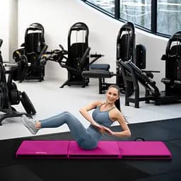 Мат гімнастичний твердий Gymtek 5см рожевий - мініатюра 6