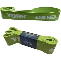 Резинка для фітнесу York 30-65кг - 2080x65x4,5 мм, салатовий - мініатюра 5