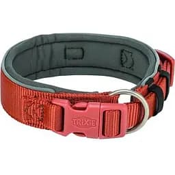 Ошейник для собак Trixie Premium экстраширокий M-L 40-48 см 40 мм рыжий-графитовый