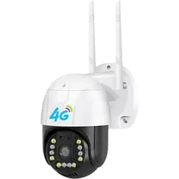 IP камера відеоспостереження RIAS P20 v380 APP Wi-Fi 3MP 4G вулична з віддаленим доступом White