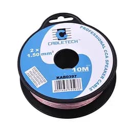 Кабель акустический 2x1,5 мм Cabletech KAB-0397 CCA 10 м
