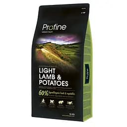 Сухий корм для собак із зайвою вагою Profine Light Lamb, з ягням, 15 кг