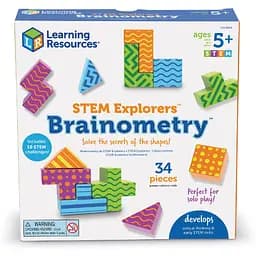 Навчальний ігровий набір Learning Resources STEM Explorers Brainometry Кольорова геометрія (LER9306) - мініатюра 4