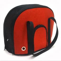 Сумка переноска Zoo-hunt Остин для кошек и малых пород собак №1 23х40х31 см красная
