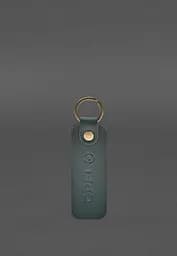 Кожаный брелок для Авто Opel зеленый краст