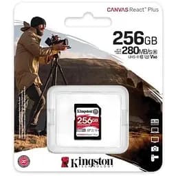 Карта пам'яті Kingston 256GB SDXC class 10 UHS-II U3 Canvas React Plus (SDR2V6/256GB) - мініатюра 3