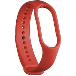 Силіконовий ремінець Emy Original Design Xiaomi Mi Band 5/Mi Band 6/Mi Band 7 Orange red
