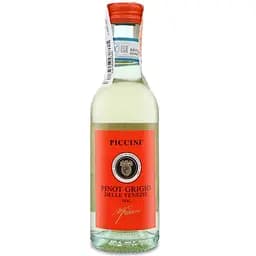 Вино Piccini Pinot Grigio DOC mini, 12%, 0,187 л (838440)