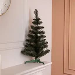 Штучна новорічна декоративна міні ялинка «Полонинська» зелена 60 см Lugi SOK-M-03-3