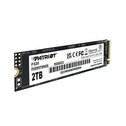Накопичувач SSD M.2 Patriot P320 2TB NVMe 2280 Gen3.0 x4 3D TLC (P320P2TBM28) - мініатюра 4