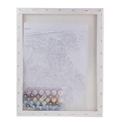 Набір для розпису по номерах "Бузок" 40*50 см, IDEA2-GX47108, ТМ "99IDEAS" - мініатюра 7