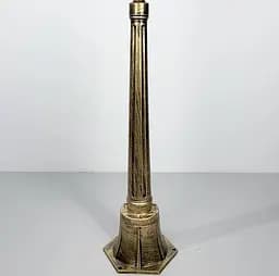 Ніжка до вуличного ліхтаря золотистого відтінку 76 см | Line F | Арт. 900A BG