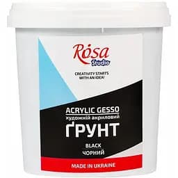 Грунт акриловий Rosa Studio художній чорний 500 мл