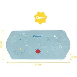 Килимок для ванни Badabulle XXL, з індикатором температури, синій (B023014) - мініатюра 2