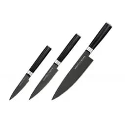 Набір з 3-х кухонних ножів у подарунковій коробці, Samura "Mo-V Stonewash" (SM-0220B)