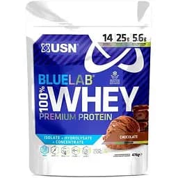 Протеин USN Blue Lab 100% Whey Premium Protein Chocolate 476 г