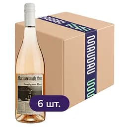 Упаковка вина Marlborough Sun Sauvignon Rose розовое сухое 4.5 л (0.75 л x 6 шт.)