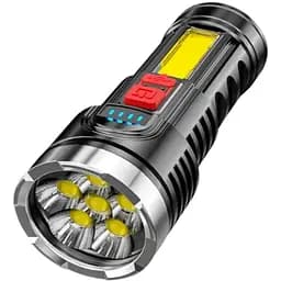 Мощный светодиодный аккумуляторный фонарь прожектор TY-822 переносной для охраны