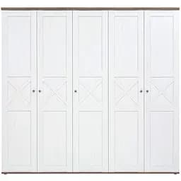 Шкаф для одежды в спальню Гербор Тина SZF5D Сосна каньон/Дуб сонома трюфель (GRB-1455)