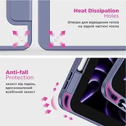 Чохол ArmorStandart Y-Type PEN для Apple iPad Air 10.9` (2020-2022)/Air 11` (2024-2026)/Pro 11` (2020-2022) Purple (ARM77527) [142421] - мініатюра 6