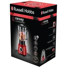 Блендер Russell Hobbs Desire 650 Вт червоно-чорний (24720-56) - мініатюра 2