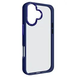 Чехол для Apple iPhone 16, UNIT2, синий, ударопрочный, прозрачный противоударный чехол-накладка из TPU и поликарбоната (PC), с защитными бортиками, защита всего корпуса от ударов и царапин, ArmorStandart (ARM78744)
