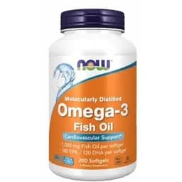 Омега-3 1000 мг в мягких капсулах №200 Now Foods Omega-3