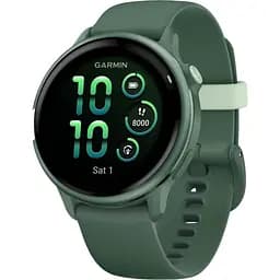 Смарт-годинник Garmin Vivoactive 6 Metallic Jasper Green with Jasper Green Band (010-02985-02)