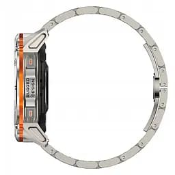 Розумні тактичні смарт-годинник Kospet Tank T3 Ultra 2 модуль GPS Special Edition Два ремінця Silver (18652) - мініатюра 5