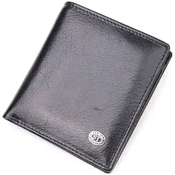 Чоловічий шкіряний гаманець ST Leather 9х10х1 см acs0024019