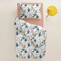 Підковдра дитяча Cosas Forest Animals 110х140 см зелена (AnimalsForest_140q) - мініатюра 4