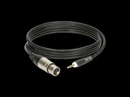 Мікрофонний кабель XLR Female — 3.5 мм Mini Jack KLOTZ AU-MFK0300 3m - мініатюра 1