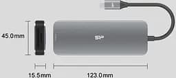 Док-станція - хаб Usb-C Silicon Power 8-in-1 SR30 Docking Station - мініатюра 5