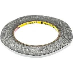 Скотч двосторонній 3M чорний 5мм x 25м