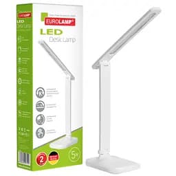 Настільна лампа Eurolamp LED в стилі Hi-Tech, 5W 3000-5000K, біла (LED-TLG-1(white))