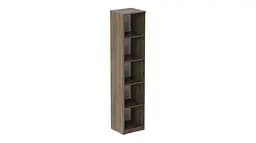 Пенал Анжело Ferrum-decor на 5 полиць 1900x400x380 ДСП Дуб Сонома Трюфель 16 мм (FRD-104903)