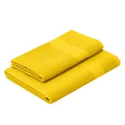 Набір рушників махрових Ardesto Essence 50х90 см 70х140 см 2 шт. 100% бавовна жовтий (ART2358YE)  - мініатюра 2