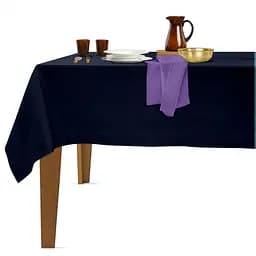 Скатертина Cosas Nightfall водовідштовхувальна 150х180 см синя (Cloth_17DarkBlue_DUK_150x180) - мініатюра 2