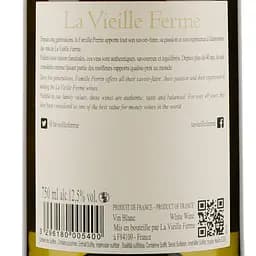 Вино La Vieille Ferme Perrin et Fils, біле, сухе, 12,5%, 0,75 л - мініатюра 3