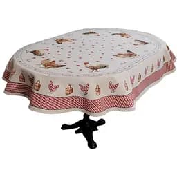 Скатерть Добробут Прованс овальная 136х240 см (44420)