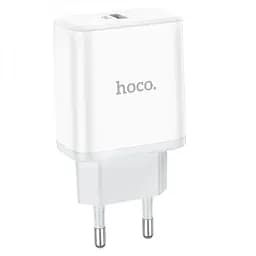 Зарядное устройство Hoco Stage C104A 1 type-c 20w 6931474782892 белый